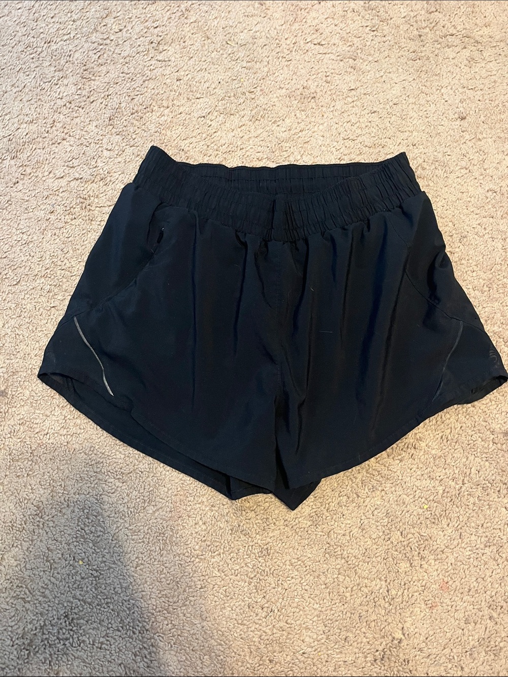 All in motion Black Women's Athletic Shorts with Elastic Waist